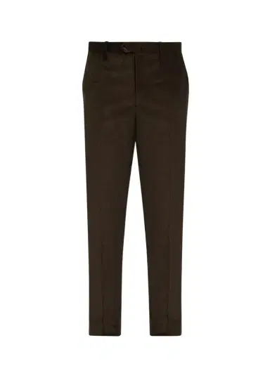 Cesare Attolini Men's Slim Corduroy Flat-Front Pants | Thumbnail 1