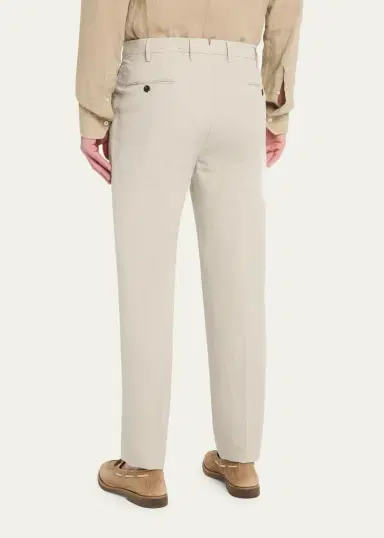 Incotex Men's Slim-Fit Chinolino Trousers | Thumbnail 3