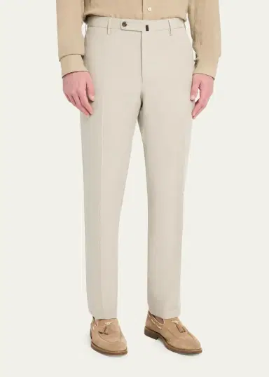 Incotex Men's Slim-Fit Chinolino Trousers | Thumbnail 4