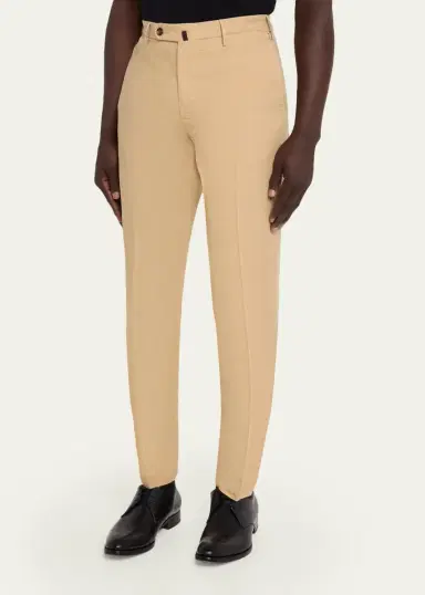 Incotex Men's Slim-Fit Chinolino Trousers | Thumbnail 8