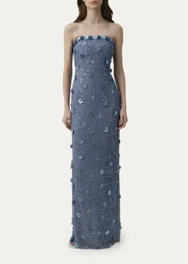 Simkhai Serafina Strapless Embellished Gown | Thumbnail 2