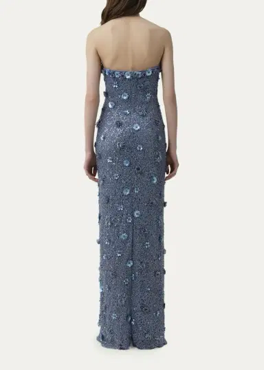 Simkhai Serafina Strapless Embellished Gown | Thumbnail 3