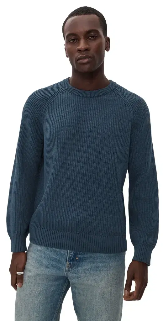 Corridor Washed Cotton Crewneck Sweater