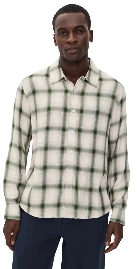 Corridor Shadow Check Button Down Shirt