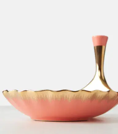 Jonathan Adler Sirena Trefoil porcelain serving dish | Thumbnail 2