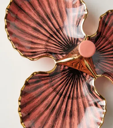 Jonathan Adler Sirena Trefoil porcelain serving dish | Thumbnail 4