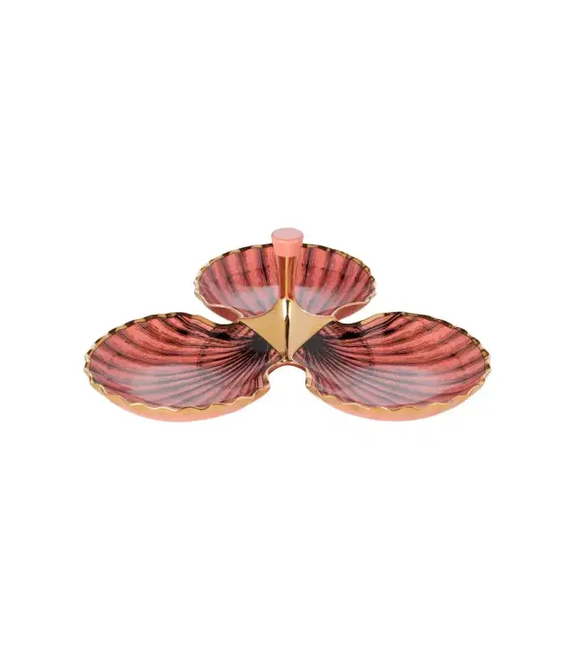 Jonathan Adler Sirena Trefoil porcelain serving dish