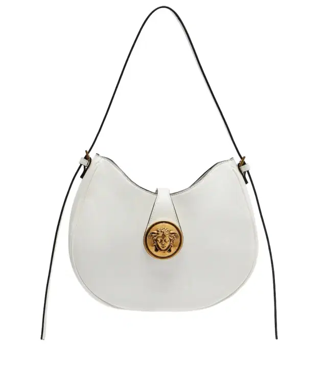 Versace Embleme Small leather shoulder bag