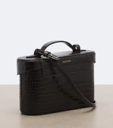 Aquazzura Belgravia Small leather vanity bag | Thumbnail 3