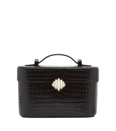Aquazzura Belgravia Small leather vanity bag | Thumbnail 1