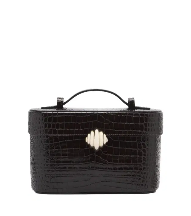 Aquazzura Belgravia Small leather vanity bag
