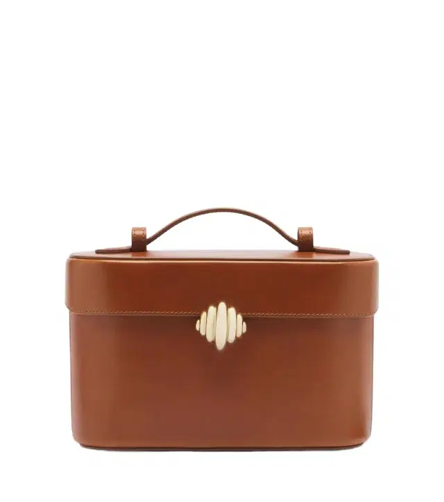 Aquazzura Belgravia Small leather vanity bag