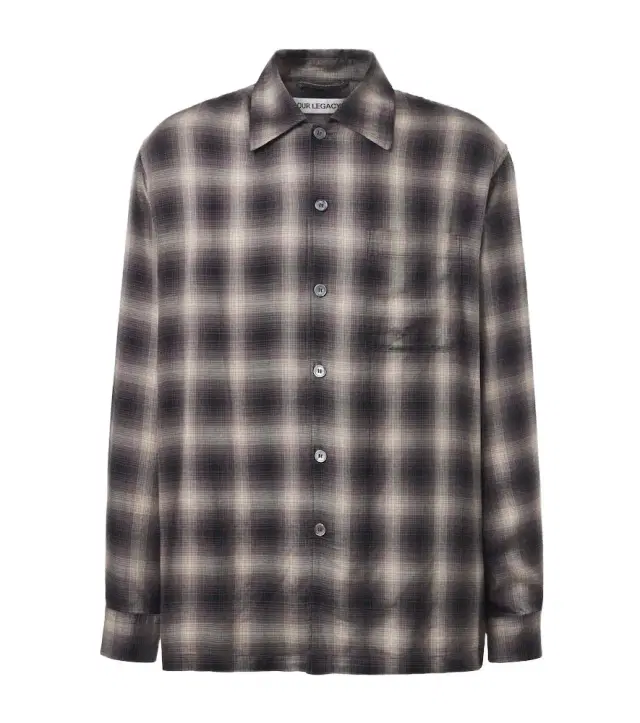 Our Legacy Every checked TENCEL flannel shirt