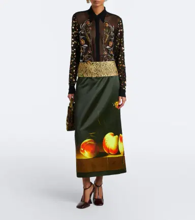 Dries Van Noten Embellished sheer blouse | Thumbnail 3