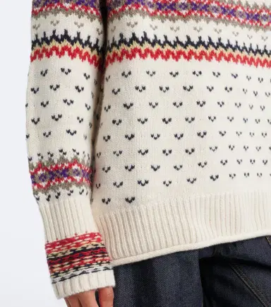 Polo Ralph Lauren Fair Isle wool, cotton, and alpaca sweater | Thumbnail 3