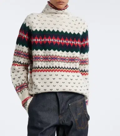 Polo Ralph Lauren Fair Isle wool, cotton, and alpaca sweater | Thumbnail 4