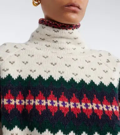 Polo Ralph Lauren Fair Isle wool, cotton, and alpaca sweater | Thumbnail 5
