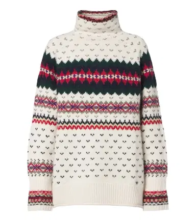 Polo Ralph Lauren Fair Isle wool, cotton, and alpaca sweater | Thumbnail 1
