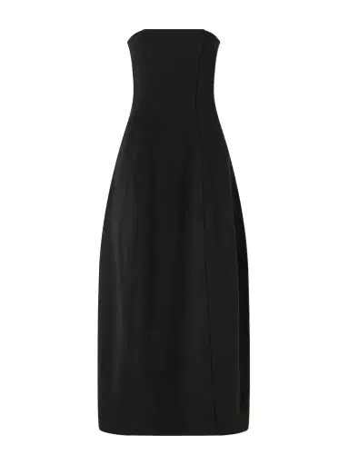 TOTEME Strapless Crepe Maxi Dress | Thumbnail 1