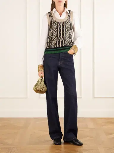 Dries Van Noten Knitted Wool Vest | Thumbnail 2