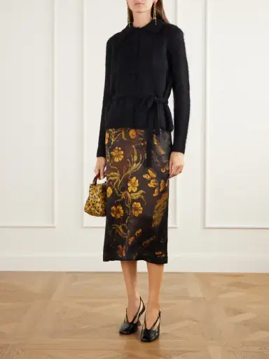 Dries Van Noten Alpaca And Wool-blend Cardigan | Thumbnail 2