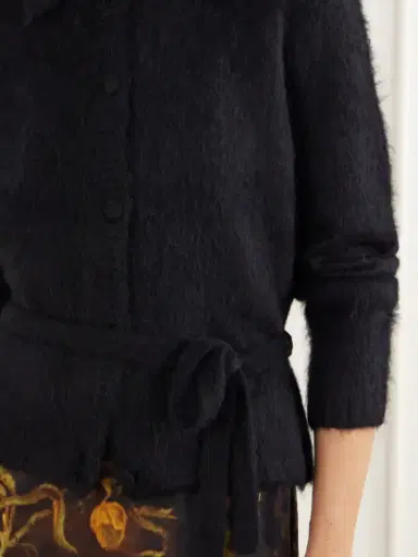 Dries Van Noten Alpaca And Wool-blend Cardigan | Thumbnail 4