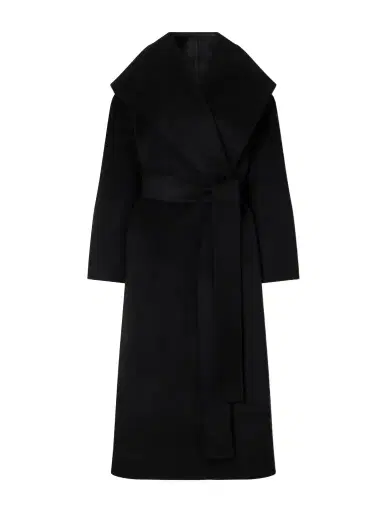 TOTEME Belted Hooded Wool Coat | Thumbnail 1