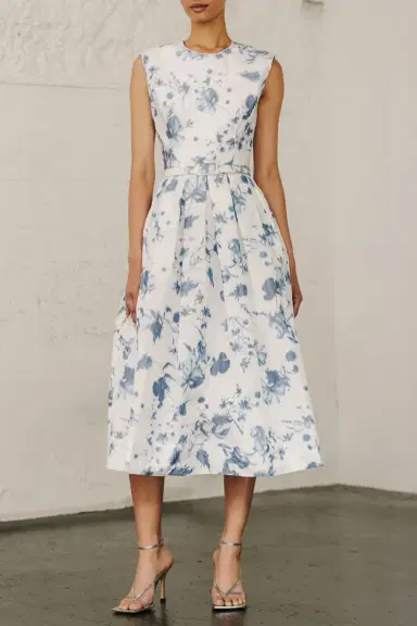 CATHERINE REGEHR Jewel Neck Day Dress | Thumbnail 1