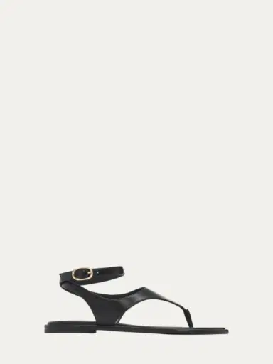 Bergdorf Goodman Marley Nappa Leather Flat Thong Sandals | Thumbnail 1 Bergdorf Goodman Marley Nappa Leather Flat Thong Sandals | Thumbnail 1