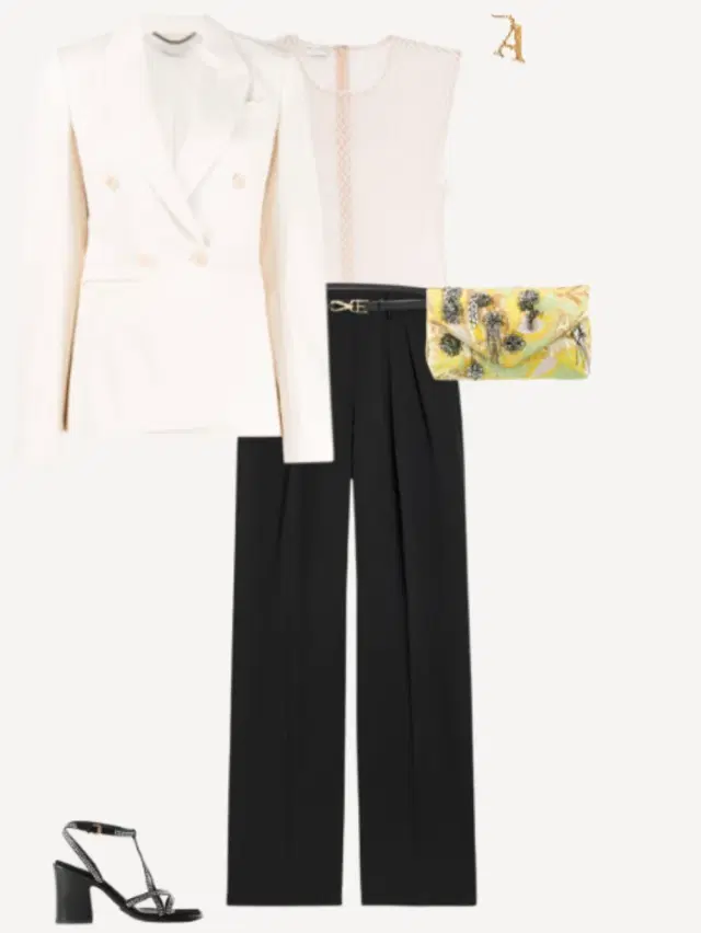 Dries Van Noten Top with Sportmax Trousers