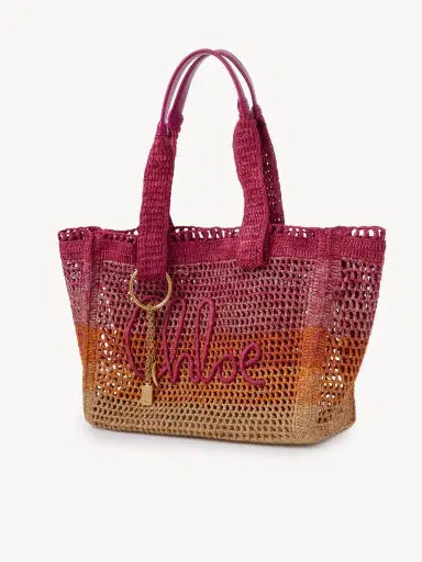 Chloé Summer Banana east-west tote bag in raffia | Thumbnail 5 Chloé Summer Banana east-west tote bag in raffia | Thumbnail 5