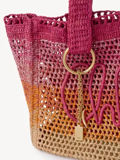 Chloé Summer Banana east-west tote bag in raffia | Thumbnail 2 Chloé Summer Banana east-west tote bag in raffia | Thumbnail 2