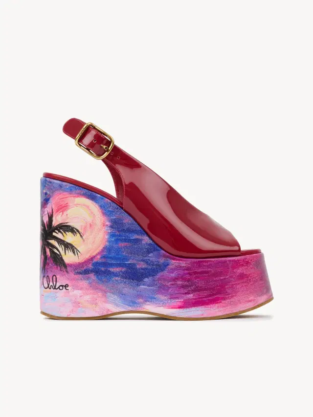 Chloe Maxime wedge sandal