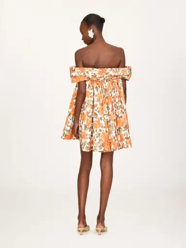 Chloé Off-the-shoulder mini dress in cotton poplin | Thumbnail 4 Chloé Off-the-shoulder mini dress in cotton poplin | Thumbnail 4