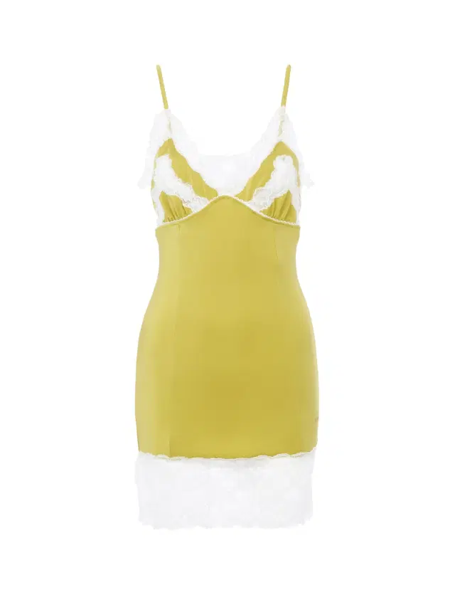 Chloe Fitted mini lingerie dress in stretch nylon & lace