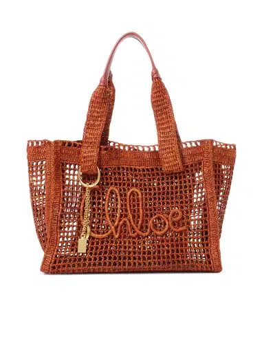 Chloé Summer Banana east-west tote bag in raffia | Thumbnail 8 Chloé Summer Banana east-west tote bag in raffia | Thumbnail 8