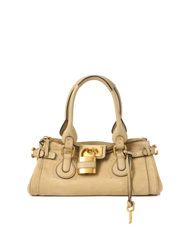 Paddington bag in suede leather