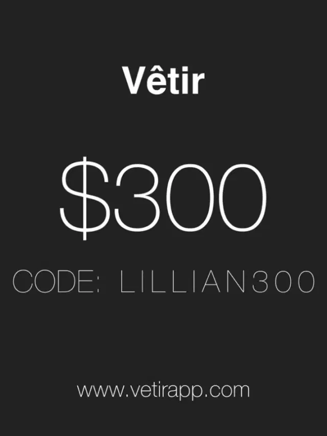 Vêtir Vêtir Gift Card | $300