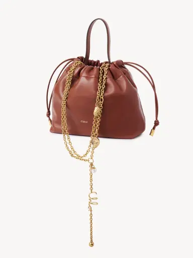 Chloé Small Chloé Icons shoulder bag with chain in soft leather | Thumbnail 3 Chloé Small Chloé Icons shoulder bag with chain in soft leather | Thumbnail 3