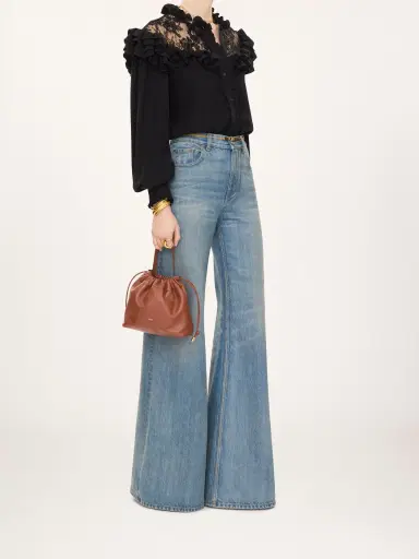 Chloé Small Chloé Icons shoulder bag with chain in soft leather | Thumbnail 7 Chloé Small Chloé Icons shoulder bag with chain in soft leather | Thumbnail 7