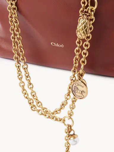 Chloé Small Chloé Icons shoulder bag with chain in soft leather | Thumbnail 6 Chloé Small Chloé Icons shoulder bag with chain in soft leather | Thumbnail 6