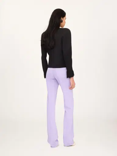 Chloé Collarless fitted jacket in wool crêpe | Thumbnail 4 Chloé Collarless fitted jacket in wool crêpe | Thumbnail 4
