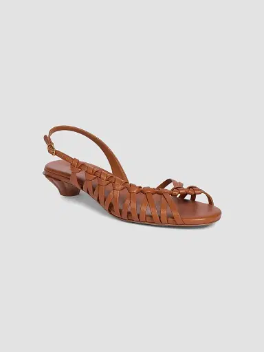 Chloé Estra Woven Leather Sandals | Thumbnail 3