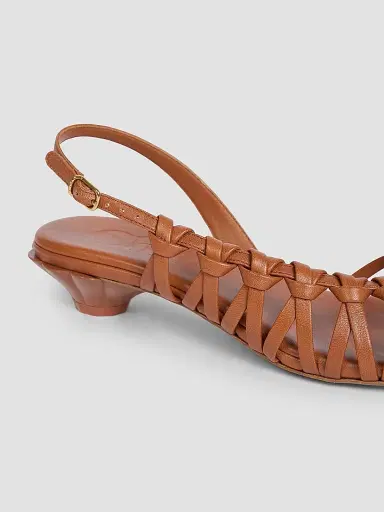 Chloé Estra Woven Leather Sandals | Thumbnail 7