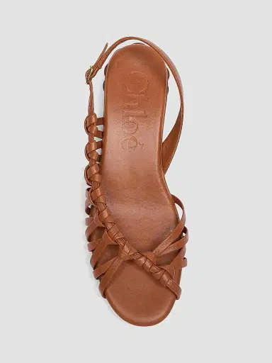 Chloé Estra Woven Leather Sandals | Thumbnail 5