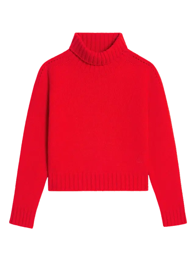 Turtleneck Sweater in Seamless Cashemire