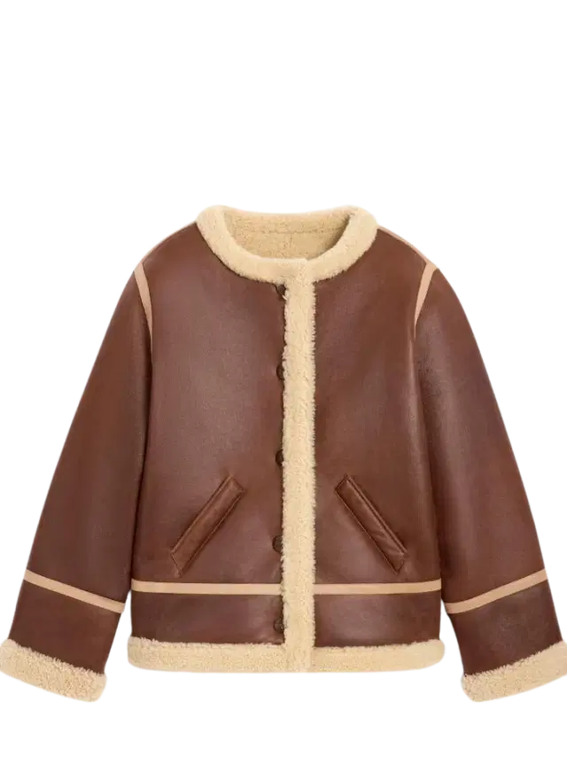 Jacket in Lamb Shearling