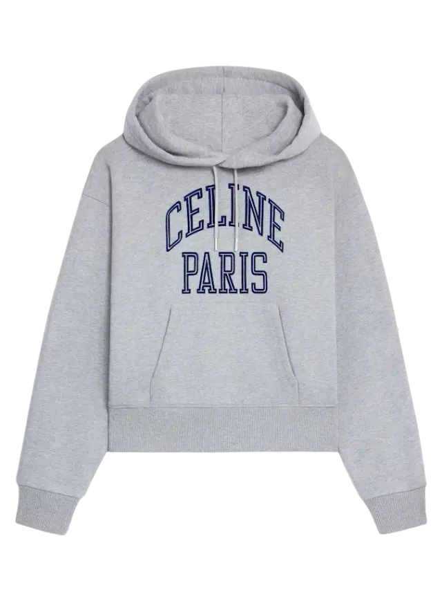 Celine Loose Hoodie in Cotton Fleece