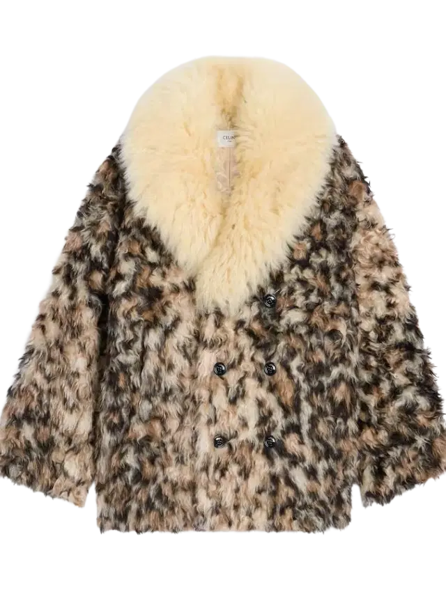 Celine Coat in Mohair Alpaca