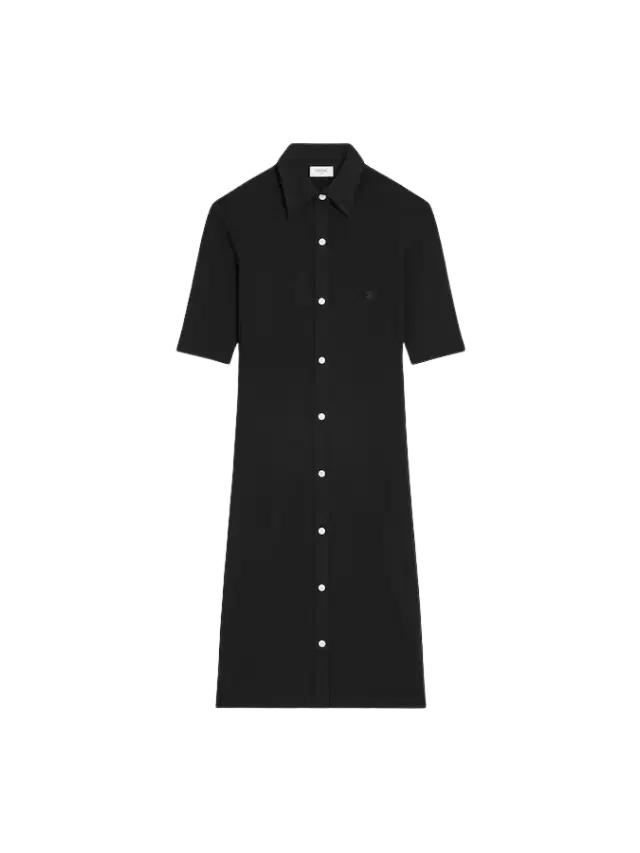 Celine Shirt Dress in Viscose Jersey